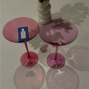 Pair of Barbie Martini Glasses